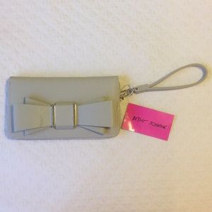 Betsey Johnson Clutch/ Wallet with Bow